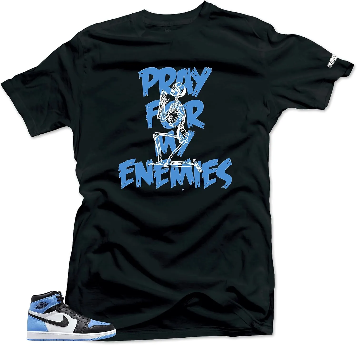 SNELOS Shirt to Match Jordan 1 UNC Toe Match Sneaker tee