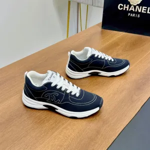 Soft Denim 149500 CHANEL Tailored selection Blue Proven track record In Charcoal 25mm Sneaker