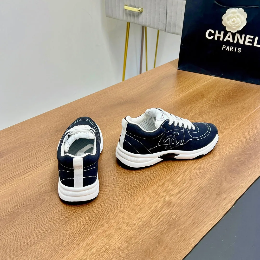 Soft Denim 149500 CHANEL Tailored selection Blue Proven track record In Charcoal 25mm Sneaker