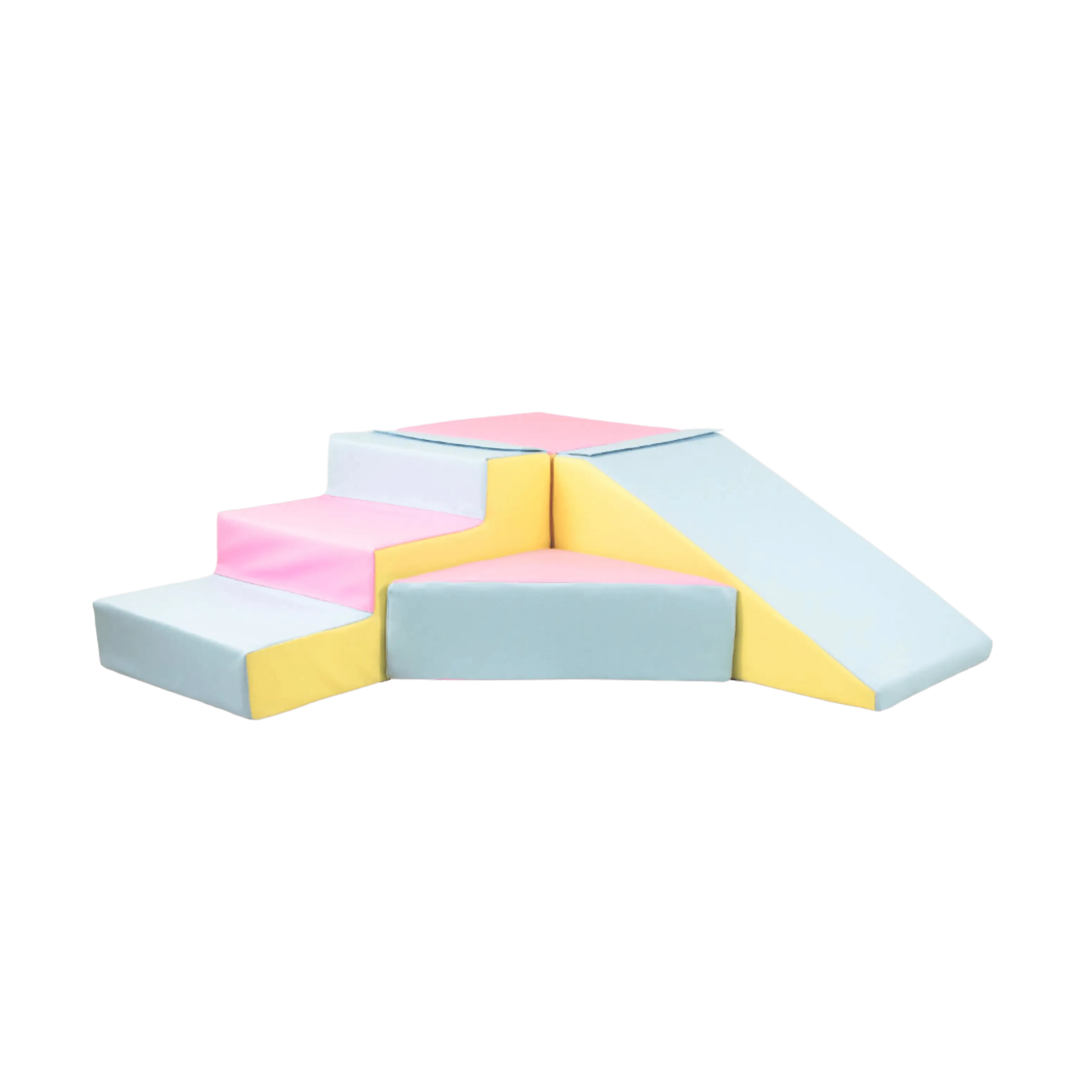 Soft play set with slide