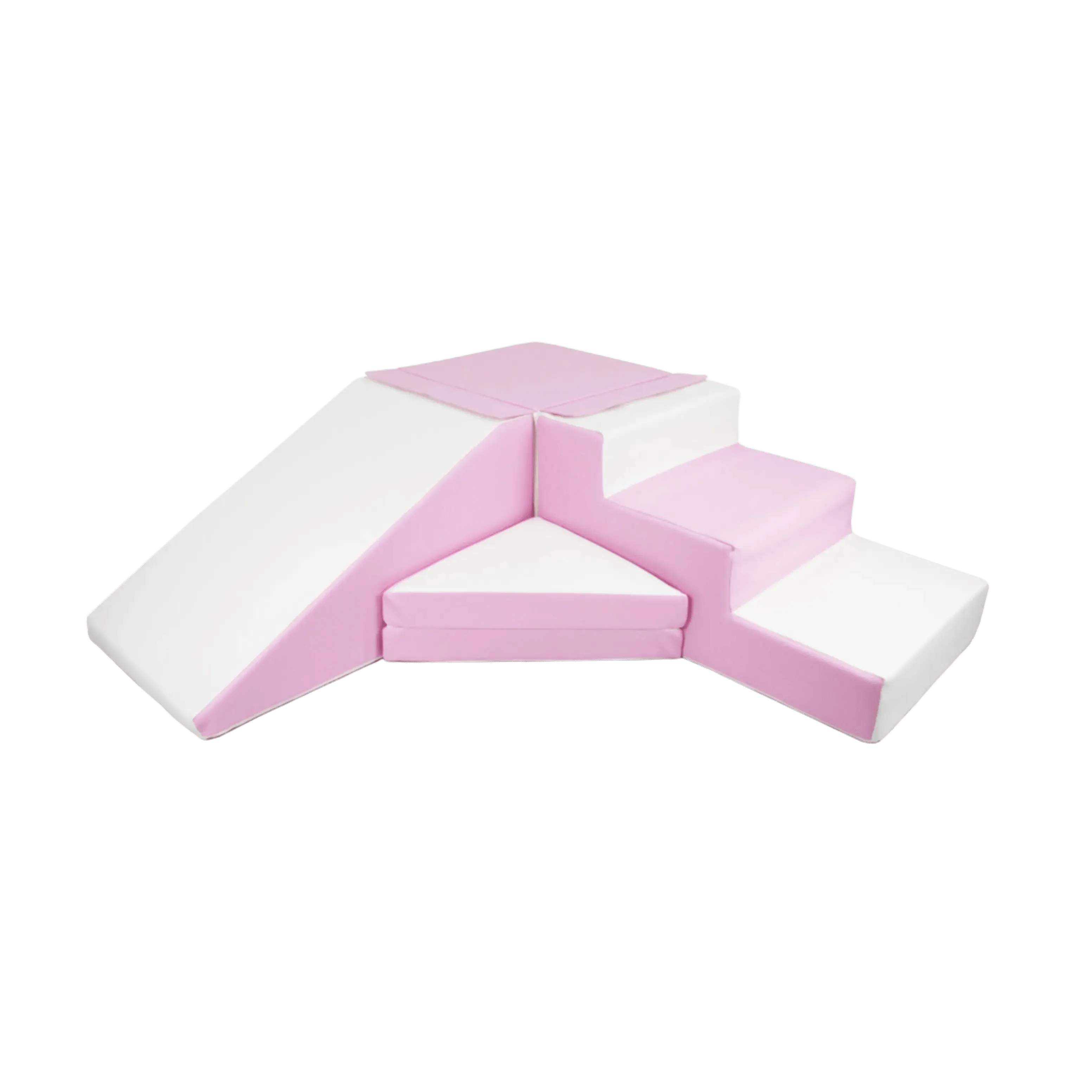 Soft play set with slide