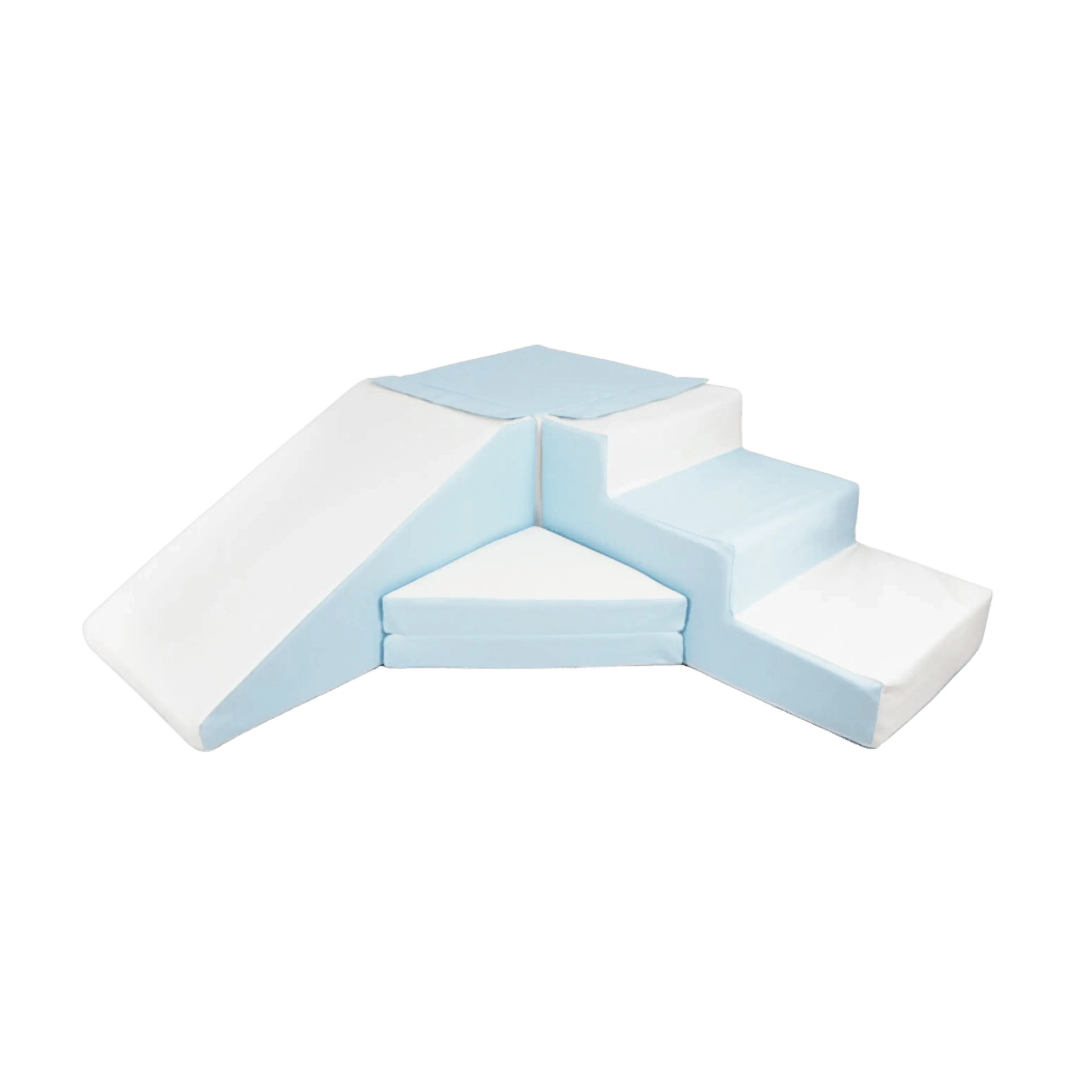 Soft play set with slide