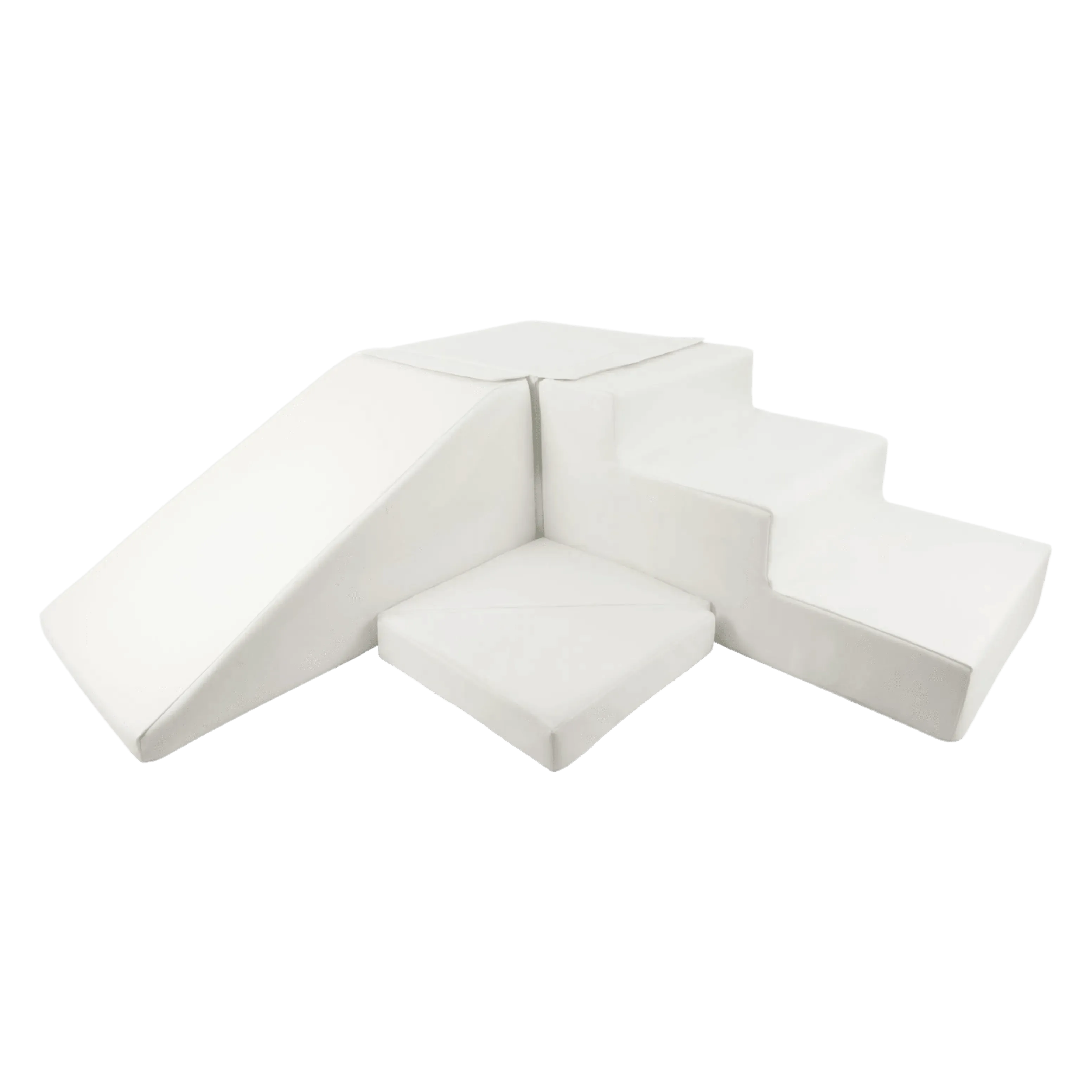 Soft play set with slide