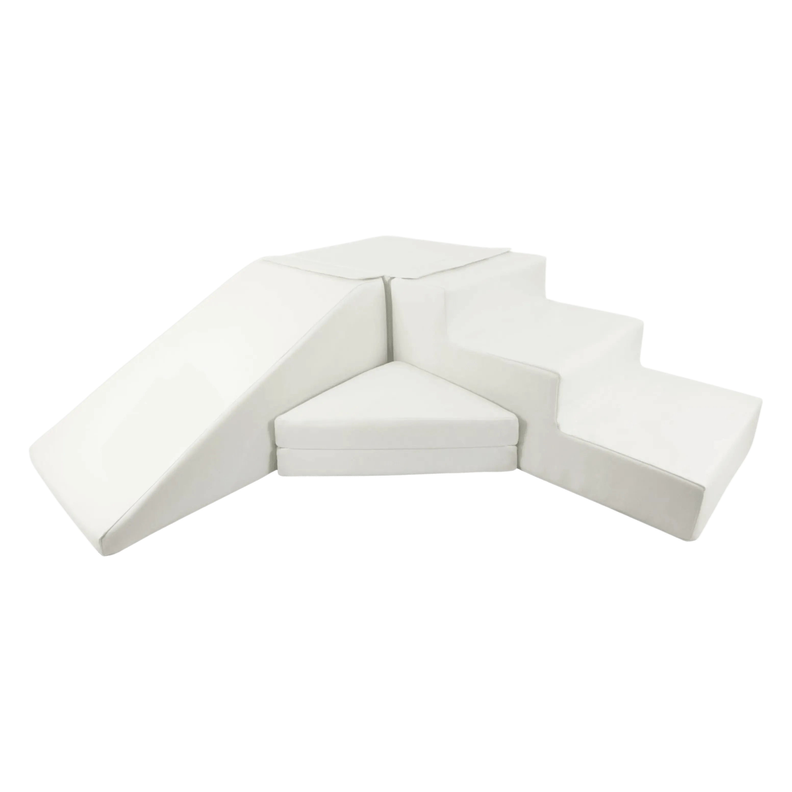 Soft play set with slide