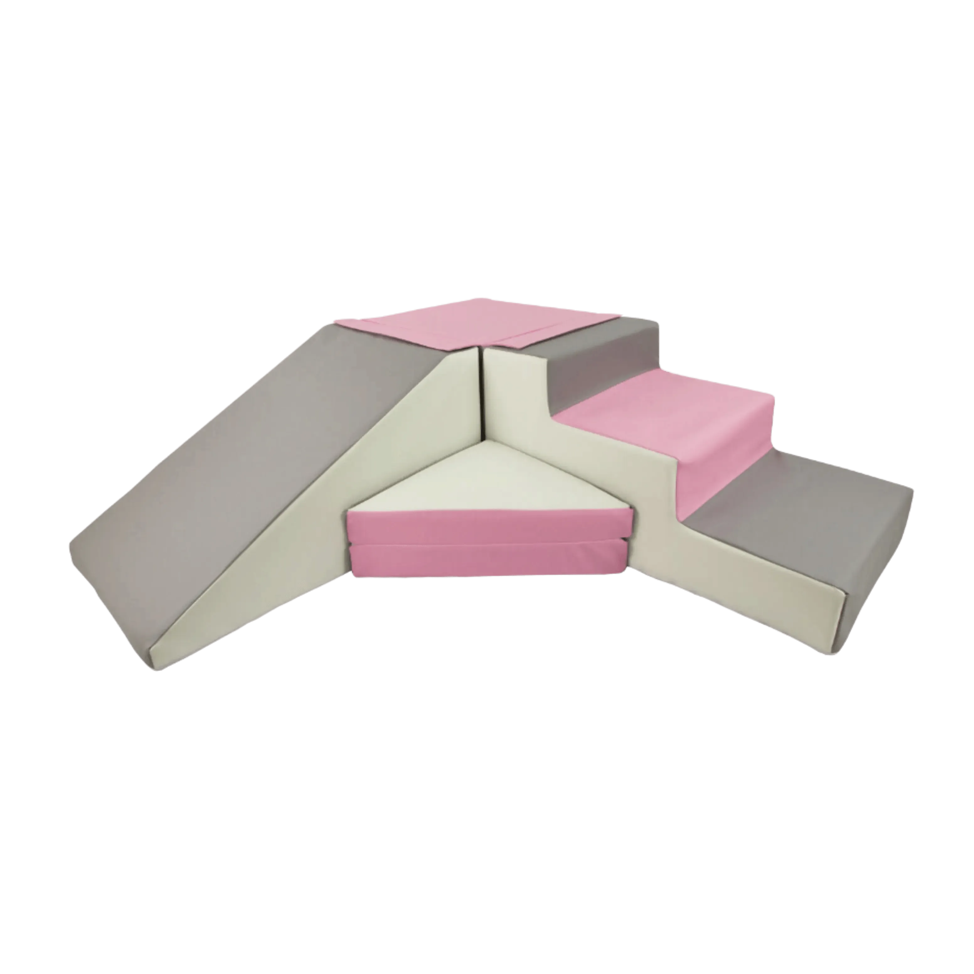Soft play set with slide