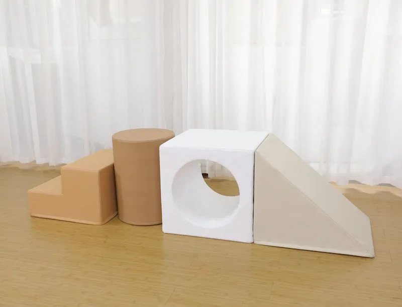 Soft Play Step, Slide and Roll Sand (and coffee) NEW SIZE