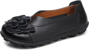 Solaud Women's Comfortable Loafers Soft Slip on Casual Round Toe Moccasins Driving Flats Work Walking Shoes