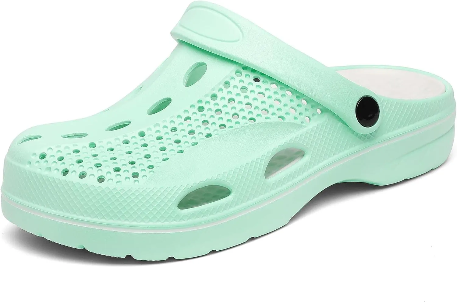 SOSOWHLTE Men's and Women's Arch Support Clogs Garden Shoes Slip-on Outdoor Beach Slippers with Removable Cushion Insole