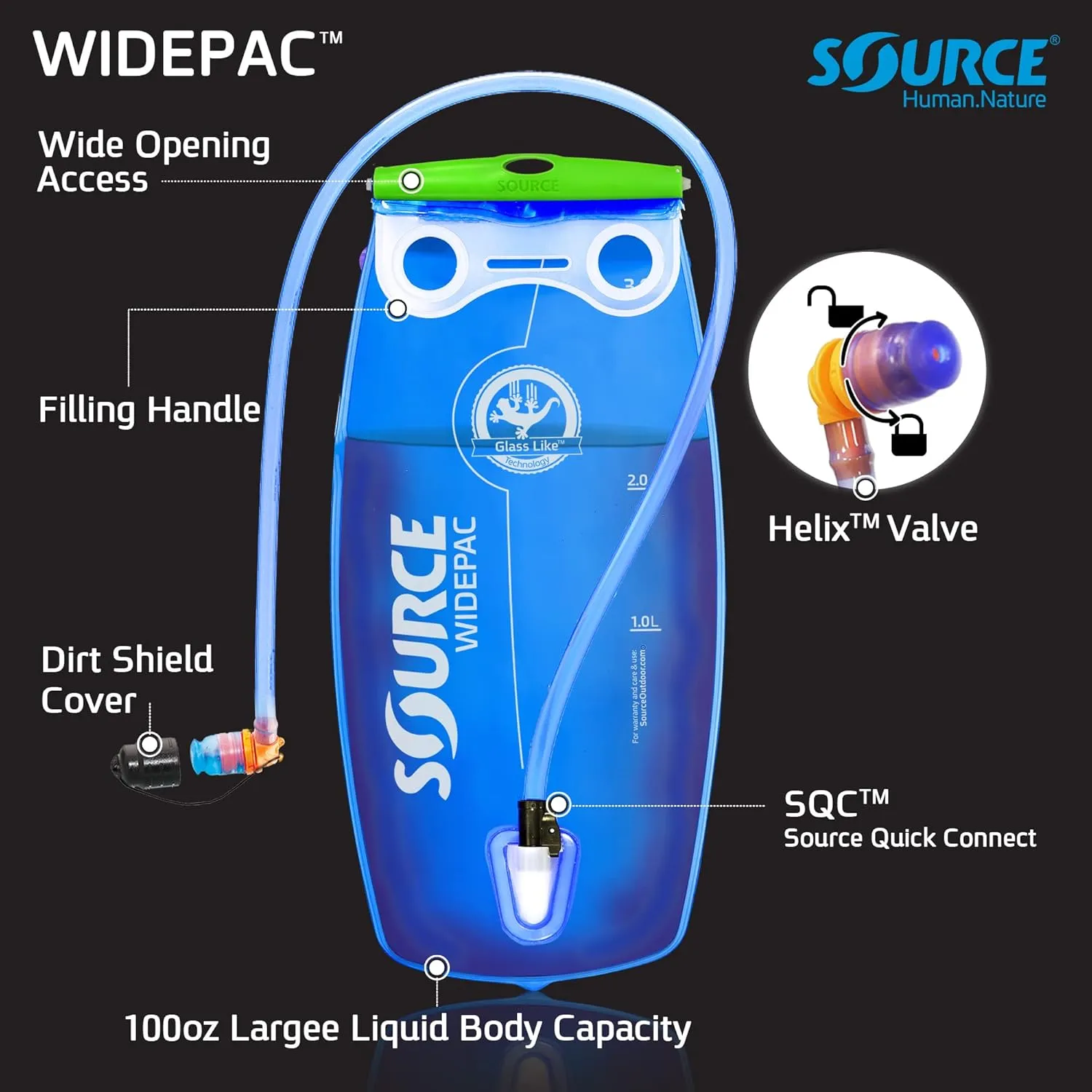 Source Hydration Pack Wide Pack