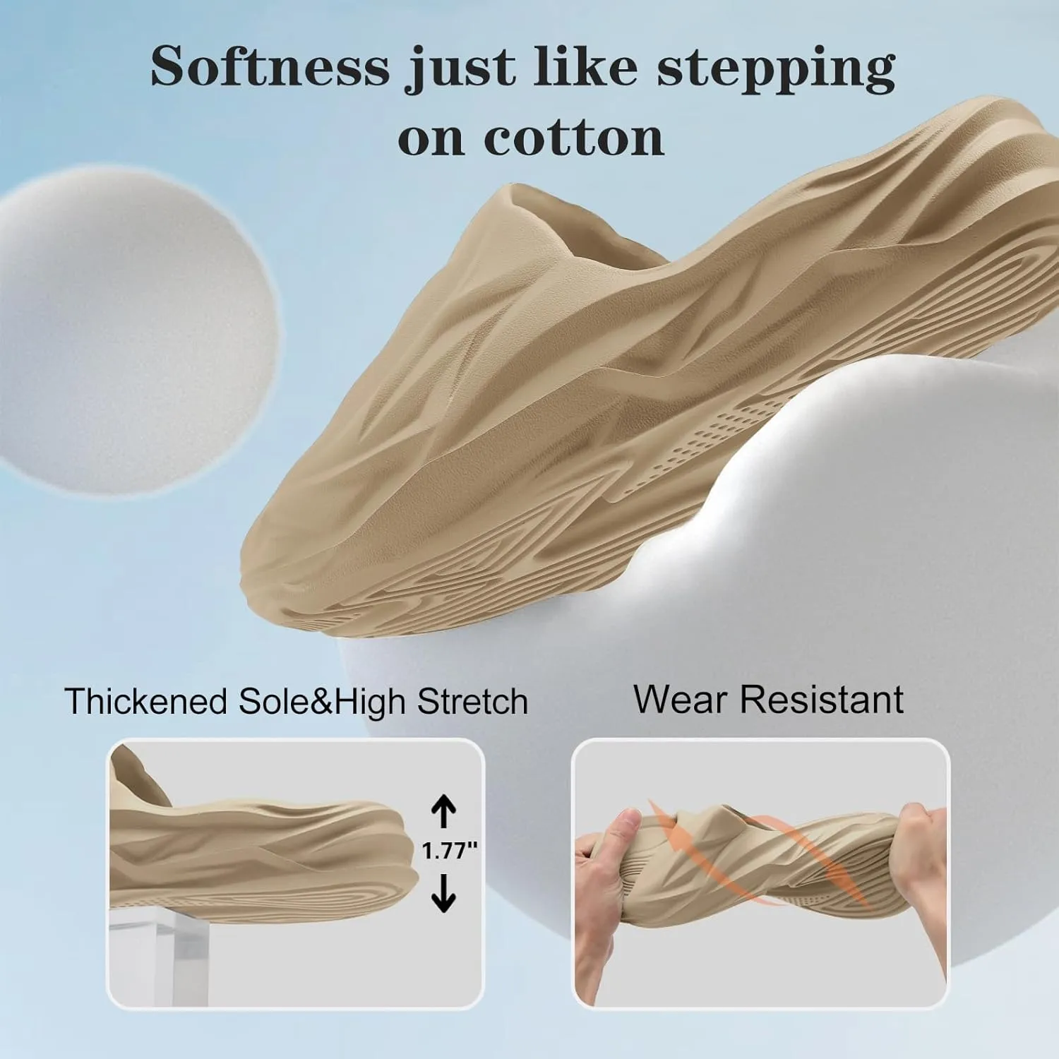Spesoul Cloud Slides for Men Women Soft Thick Sole Slide Sandals Recovery Foam Pillow Slippers for House Shower Pool Beach Indoor Outdoor Walking