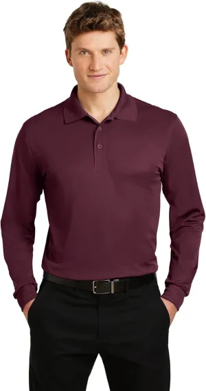 SPORT-TEK Long Sleeve Micropique Sport-Wick Polo ST657