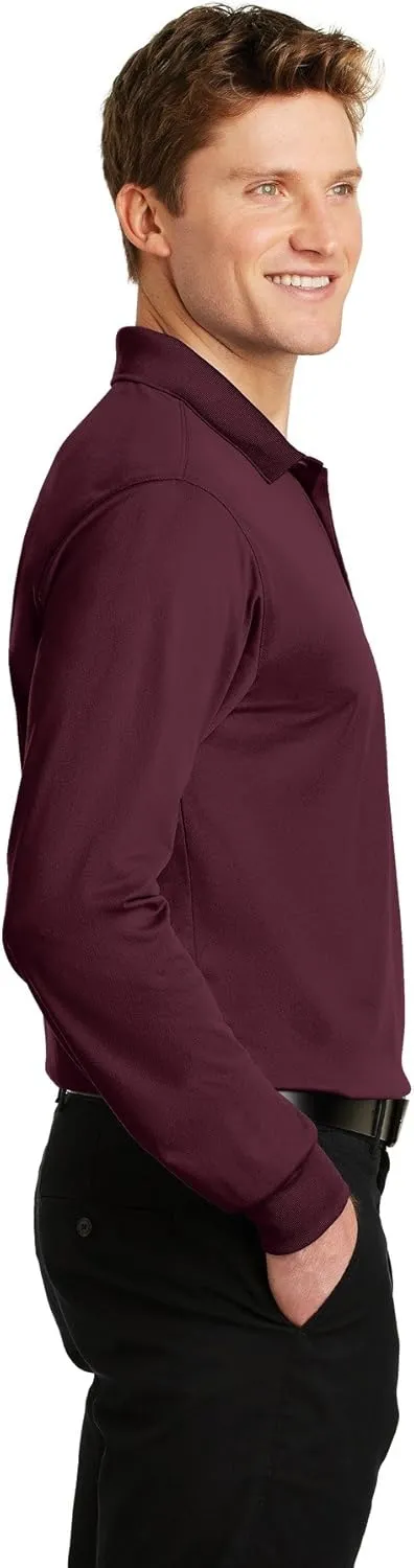 SPORT-TEK Long Sleeve Micropique Sport-Wick Polo ST657