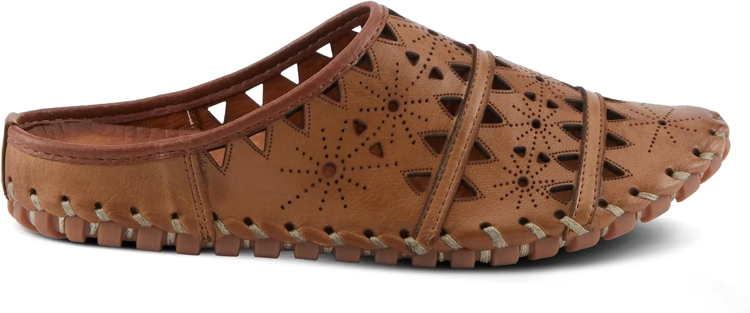 Spring Step Fusalide Slip-On Shoes for Womens - Comfortable Slip-On Shoes with Rubber Outsole - Casual Leather Clogs for Women