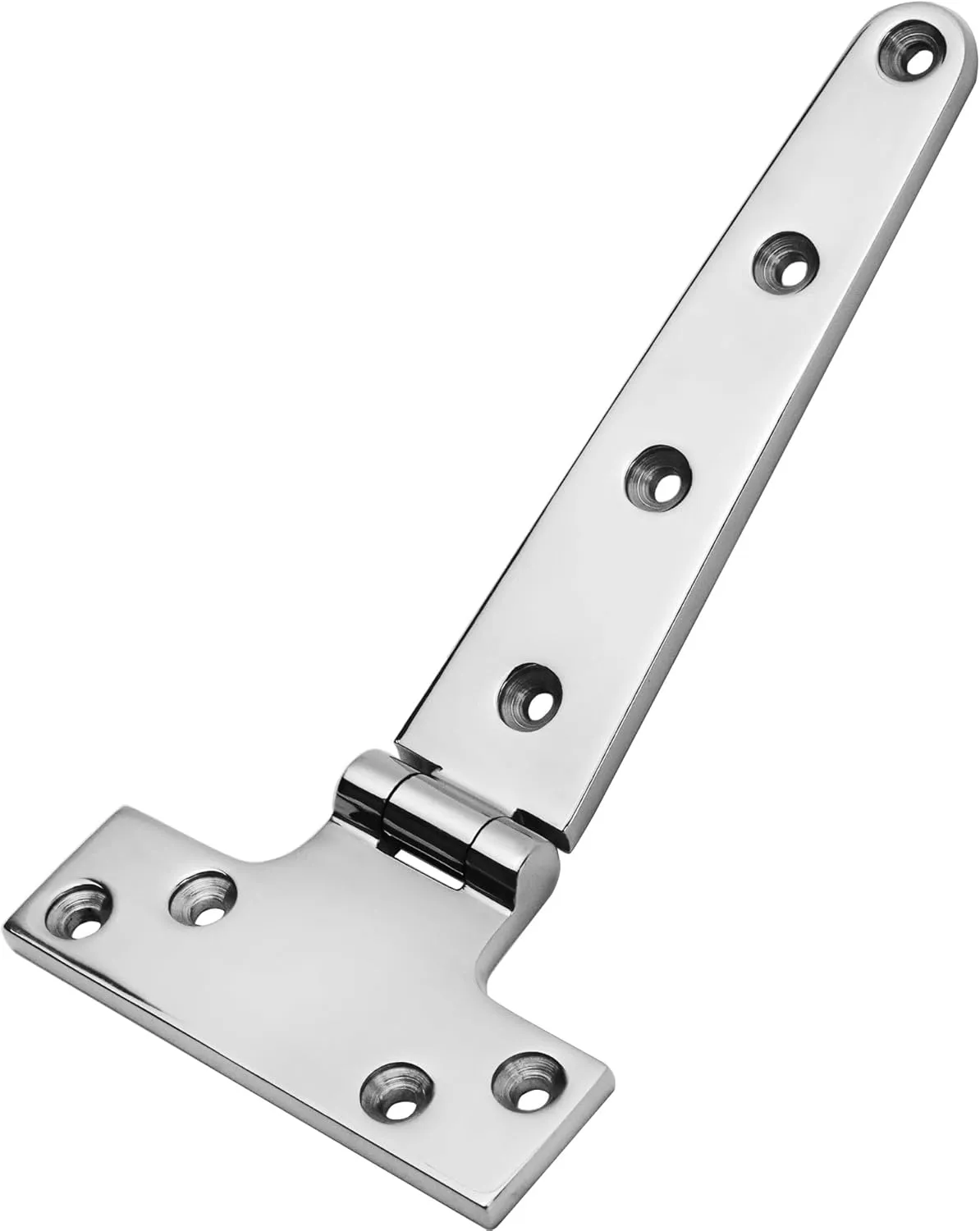 Stainless Steel T Hinges Marine Grade, 4 x 2 inch (100 x 54 mm), 6 x 3 inch (150 x 72 mm), 8 x 4 inch (196 x 97 mm), 316 SS, Boat Hinges with Screws