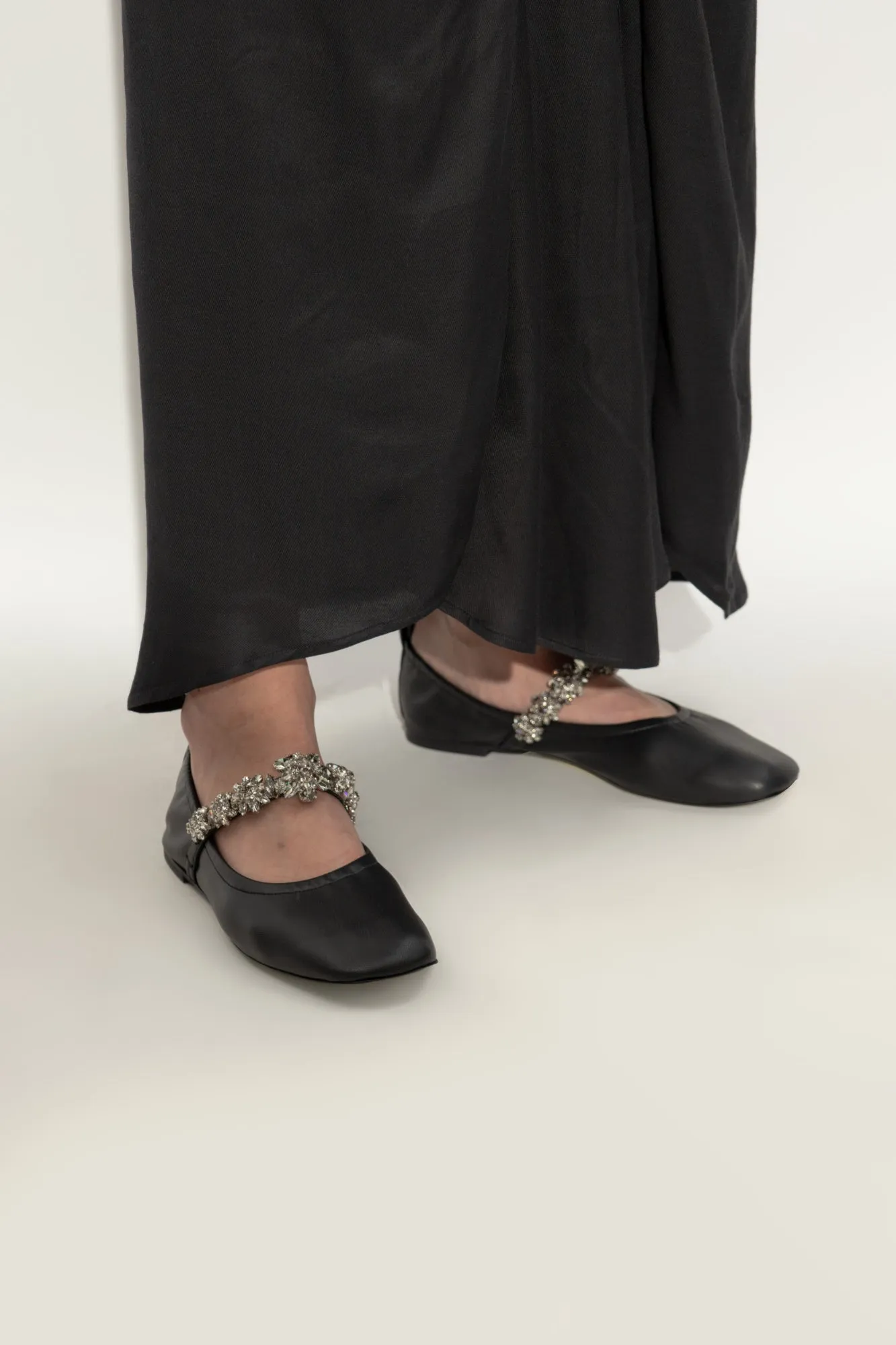 Stella Mccartney Ballet Flats Elsa With Crystal Strap