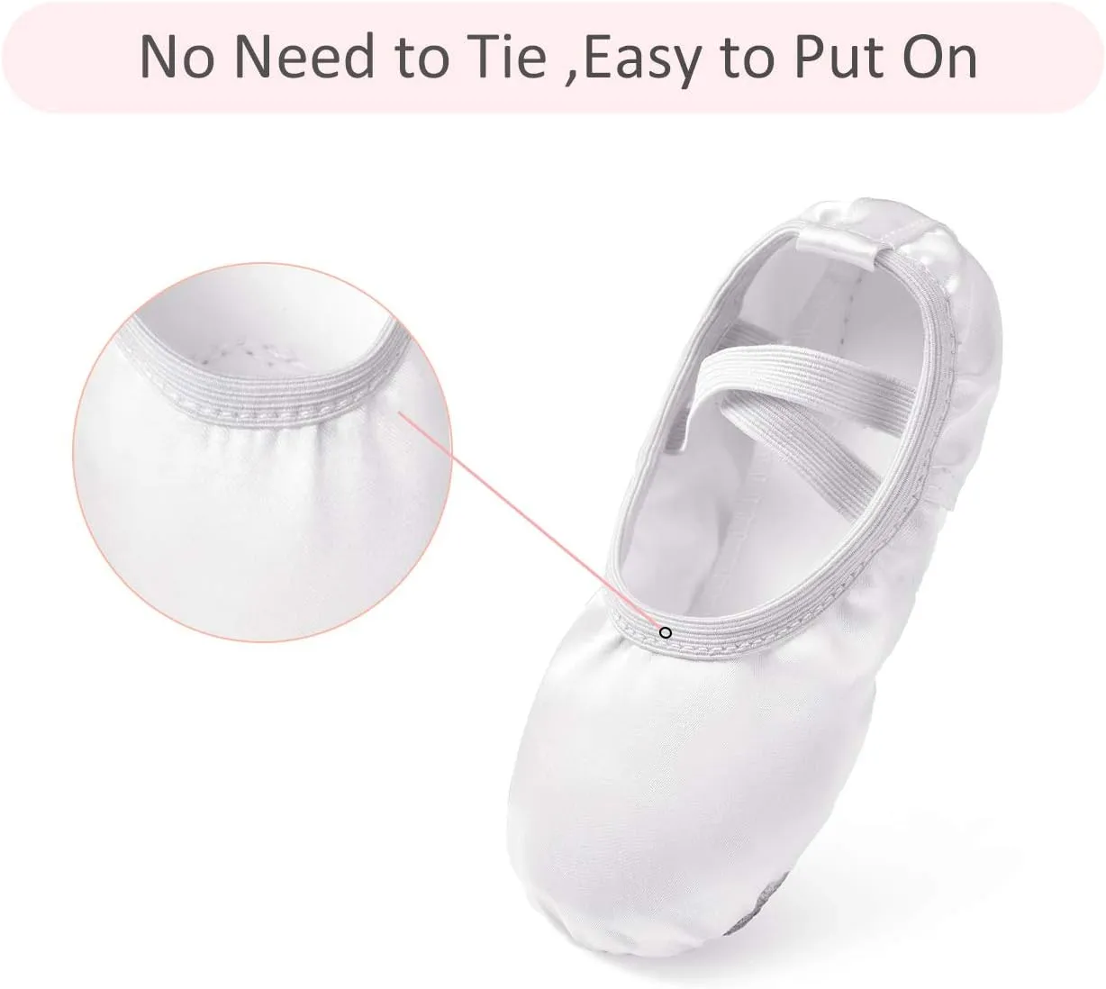 Stelle Ballet Shoes for Girls Satin/Ribbons Ballet Slippers Dance Shoes(Toddler/Little/Big Kids)