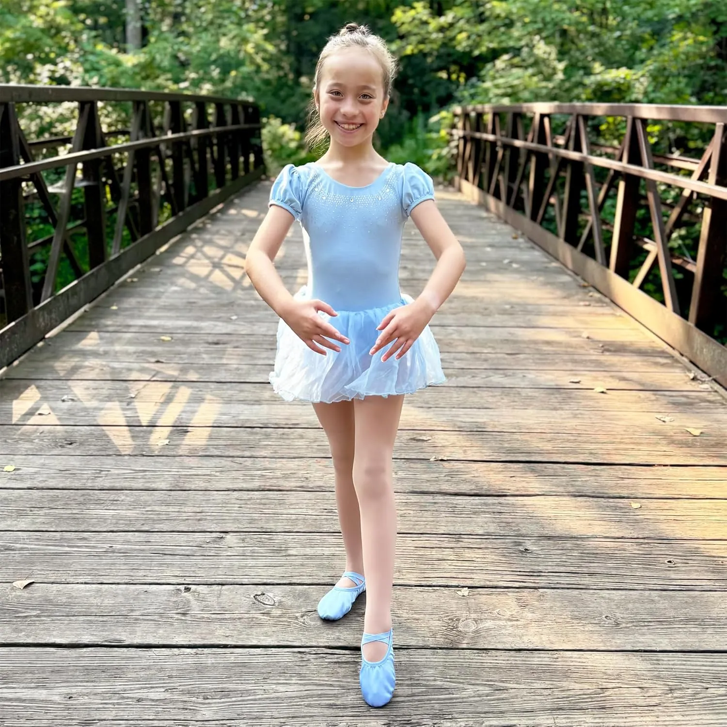 Stelle Ballet Shoes for Girls Satin/Ribbons Ballet Slippers Dance Shoes(Toddler/Little/Big Kids)