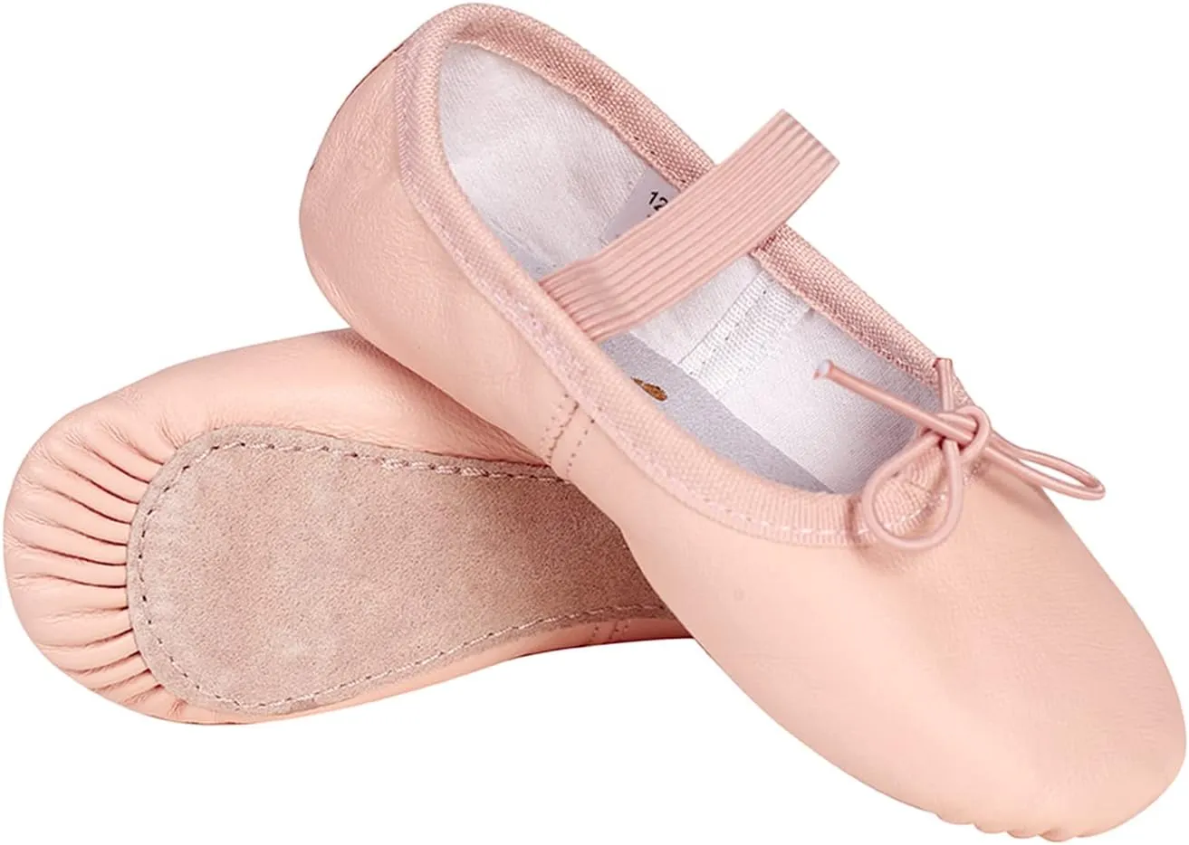 Stelle Ballet Shoes for Girls Toddler Genuine Leather Ballet Dance Slippers for Toddler/Little/Big Kids/Boys