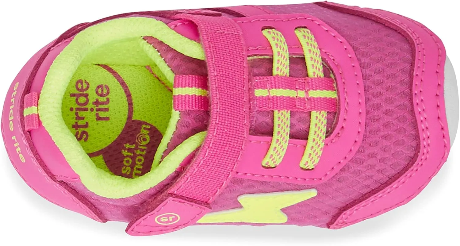 Stride Rite Unisex-Baby Soft Motion Zips Runner Sneaker