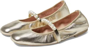 Stuart Weitzman Goldie Ballet Flat Light Gold 7 B