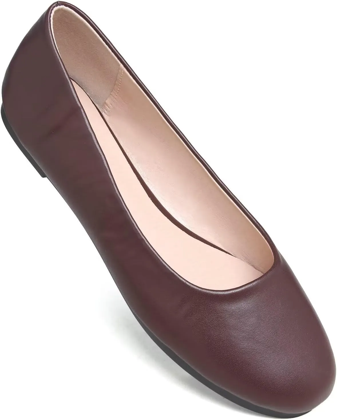 Stunner Women Cute Slip-On Ballet Shoes Soft Solid Classic Pointed Toe Flats