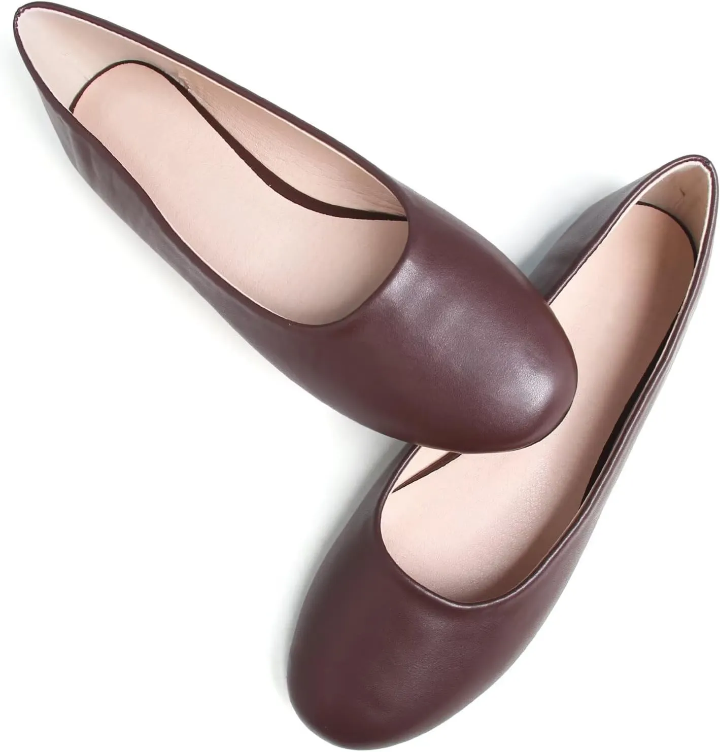 Stunner Women Cute Slip-On Ballet Shoes Soft Solid Classic Pointed Toe Flats