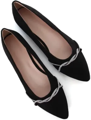 Stunner Womens Flats Fashion Pointed Toe Bowknot Ballet Flats Cute Slip On Dress Flats Comfortable Party Wedding Flats