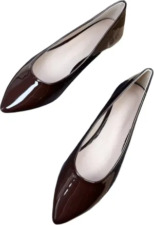 Stunner Women's Flats Fashion Pointed Toe Flats Comfortable Ballet Flats Solid Casual Slip On Flats