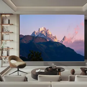 Sunrise On The Mountain Top Wallpaper Wall Paintings, Natural Landscape Peel and Stick Mural for Boys Girls Kids Room Living Room TV Sofa Backdrop Decor,PVC-78.7" W x 55.2" H-Self-Adhesive