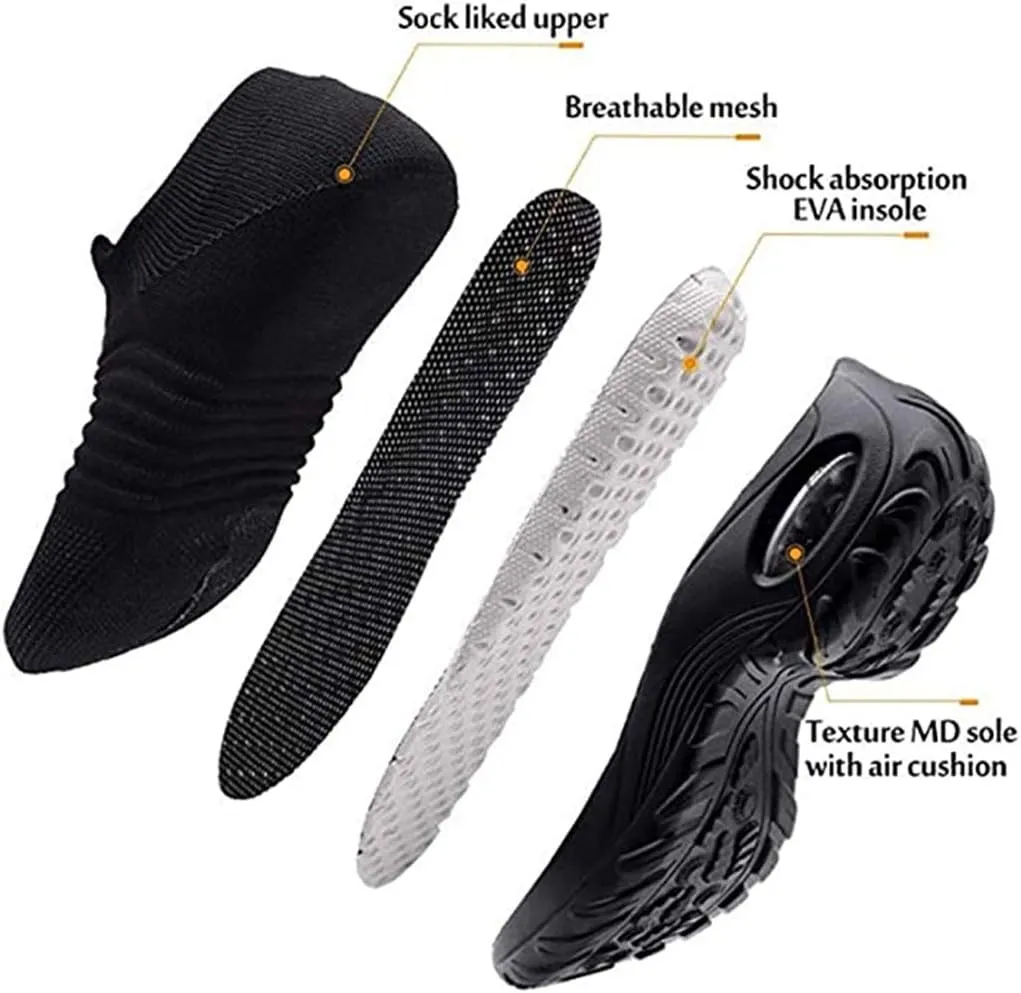 Super Soft Women’s Walking Shoes Ladies Soft Comfy Sole Sneakers Sock Shoes