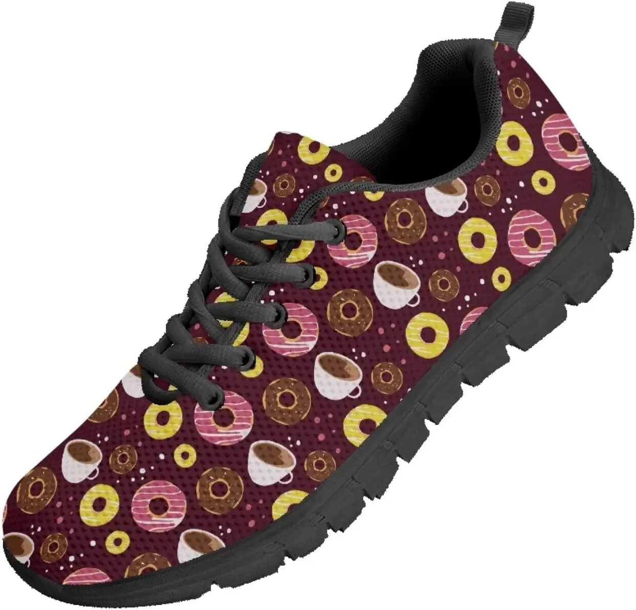 SYtrade Womens Slip On Running Shoes Lace-up Athletic Tennis Sneaker
