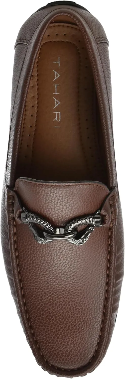 TAHARI Mens Loafers Easy Slip On Design for All Day Comfort