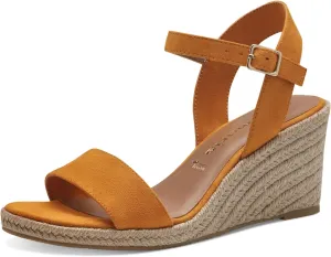 Tamaris Women's Ankle-Strap Wedge Sandal, 9 US