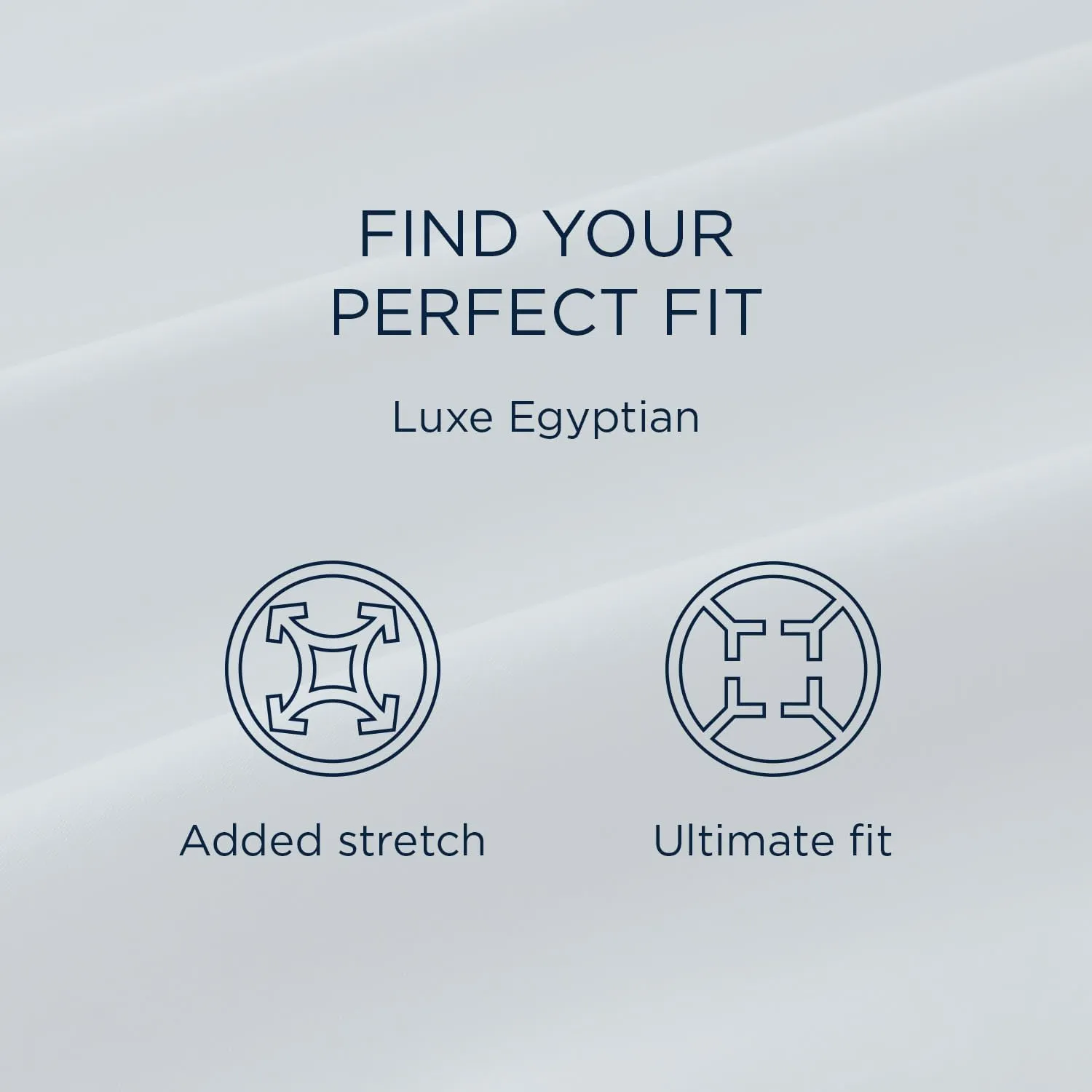 TEMPUR Luxe Egyptian Cotton Sheet Set Sleepy Blue - Twin