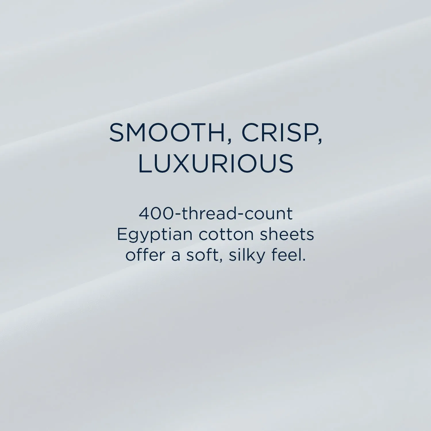 TEMPUR Luxe Egyptian Cotton Sheet Set Sleepy Blue - Twin