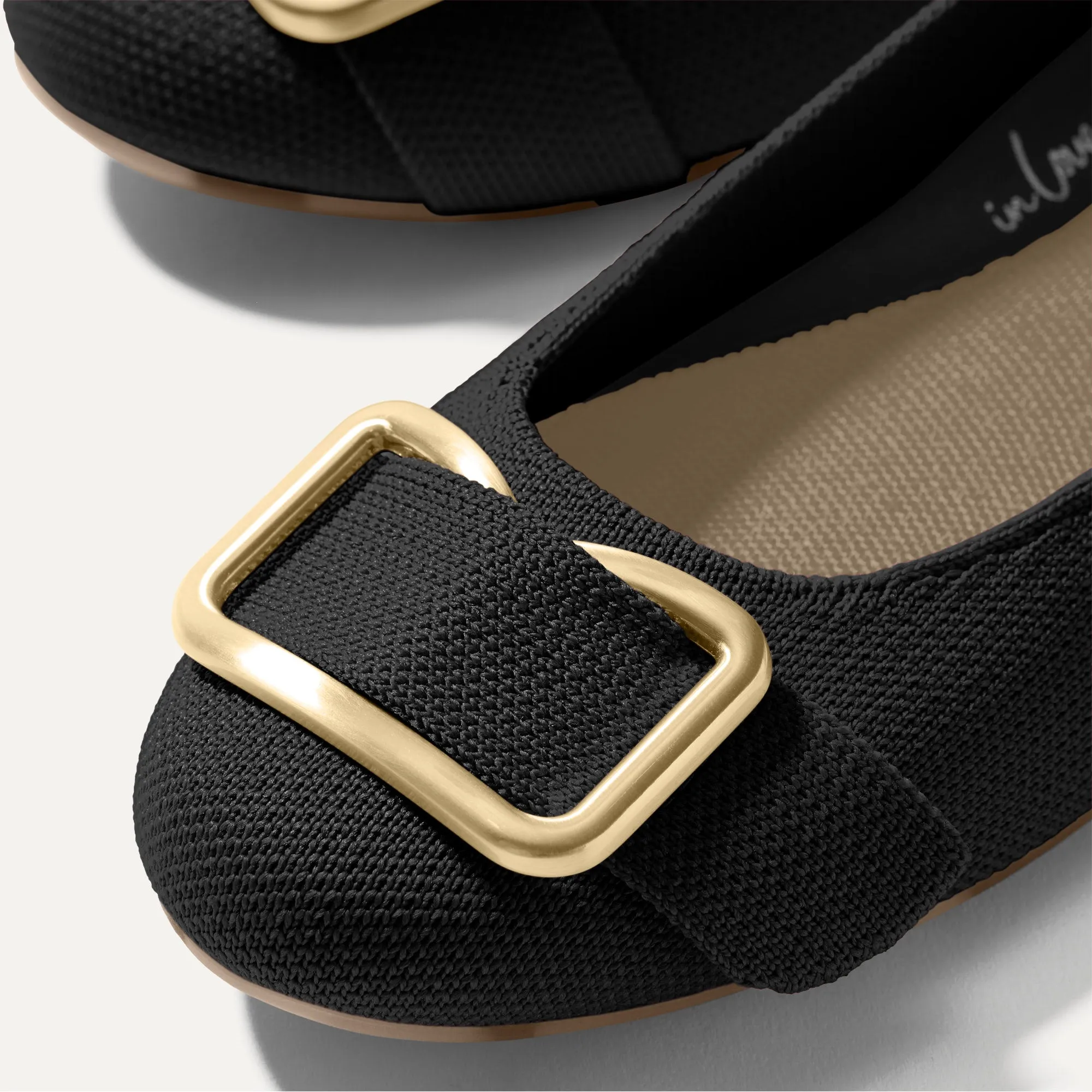 The Emblem Ballet Flat - Black