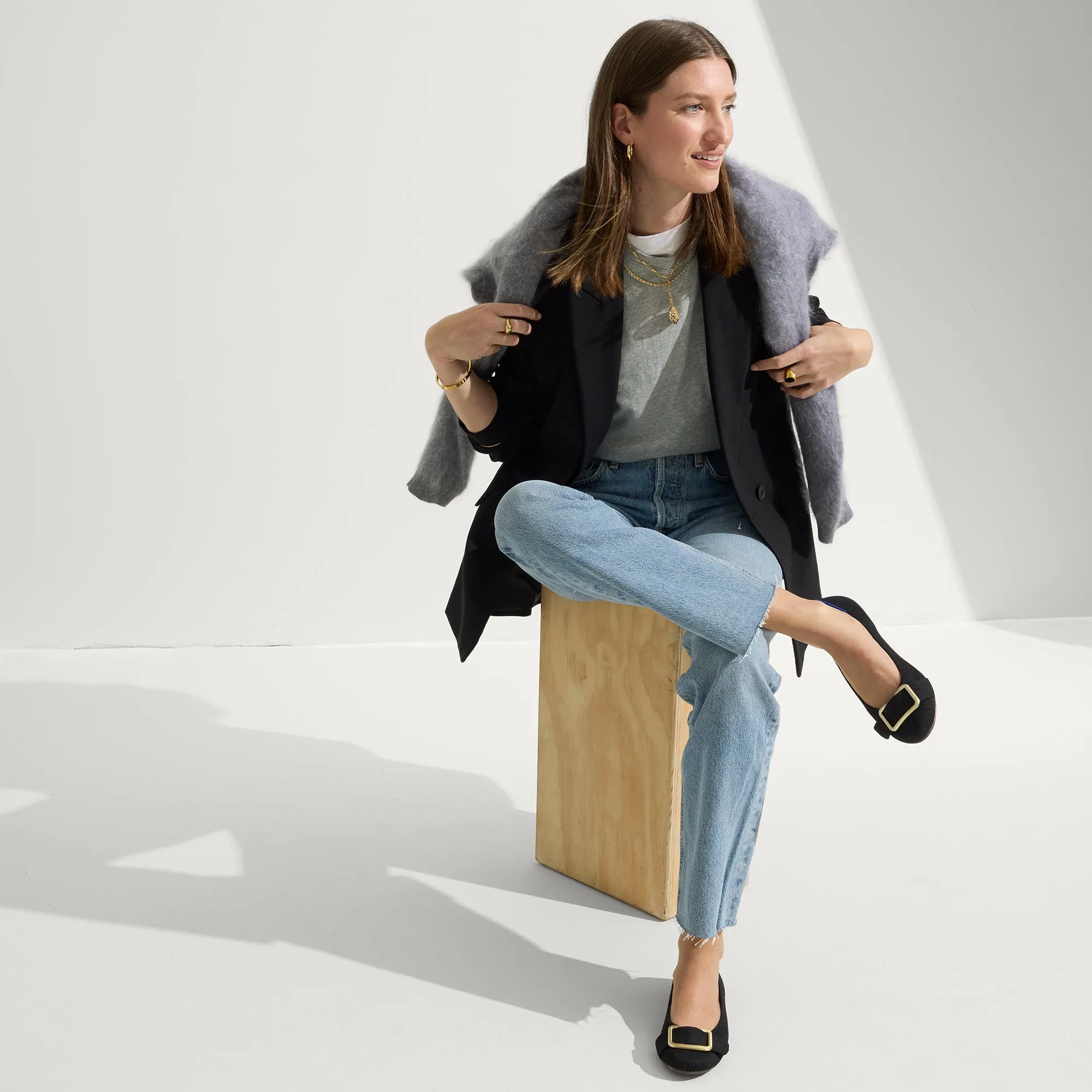 The Emblem Ballet Flat - Black