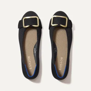 The Emblem Ballet Flat - Black