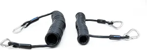 Tigress Coiled Safety Tether, Durable UV Resistant 630 Pound Tether Keeps Valuable Fishing Equipment Tethered to The Boat