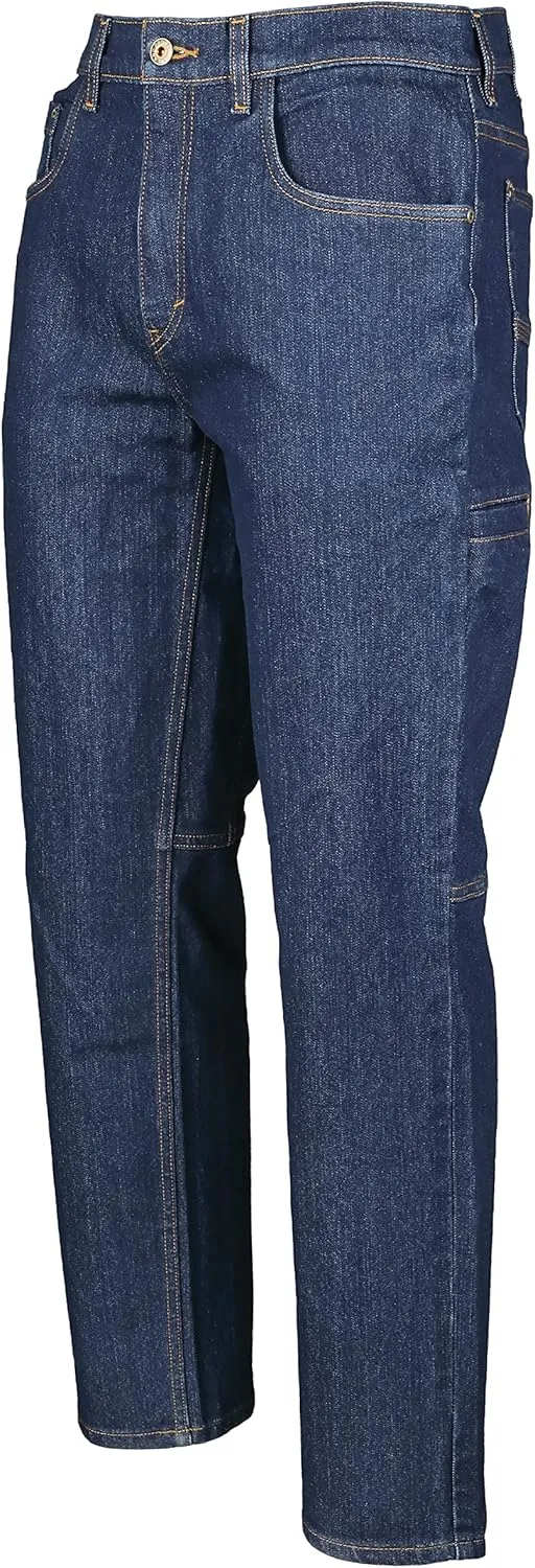 Timberland PRO Men's Ballast Athletic Fit Flex Carpenter Jeans, Dark Wash, 34W/34L