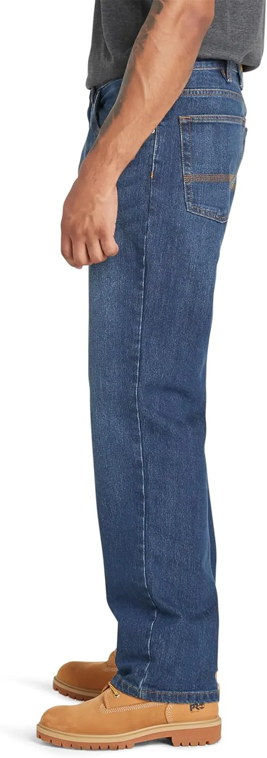Timberland PRO Men's Ballast Straight Fit Flex 5 Pocket Jeans