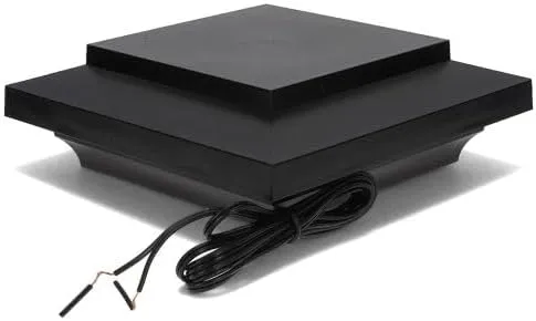 TIMBERTECH Island Low Voltage LED Post Cap Light - Black