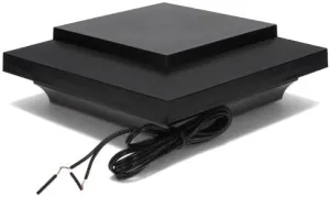 TIMBERTECH Island Low Voltage LED Post Cap Light - Black