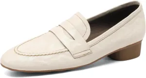 TinaCus Handmade Women's Genuine Leather Classic Soft Slip On Loafers Flats Shoes