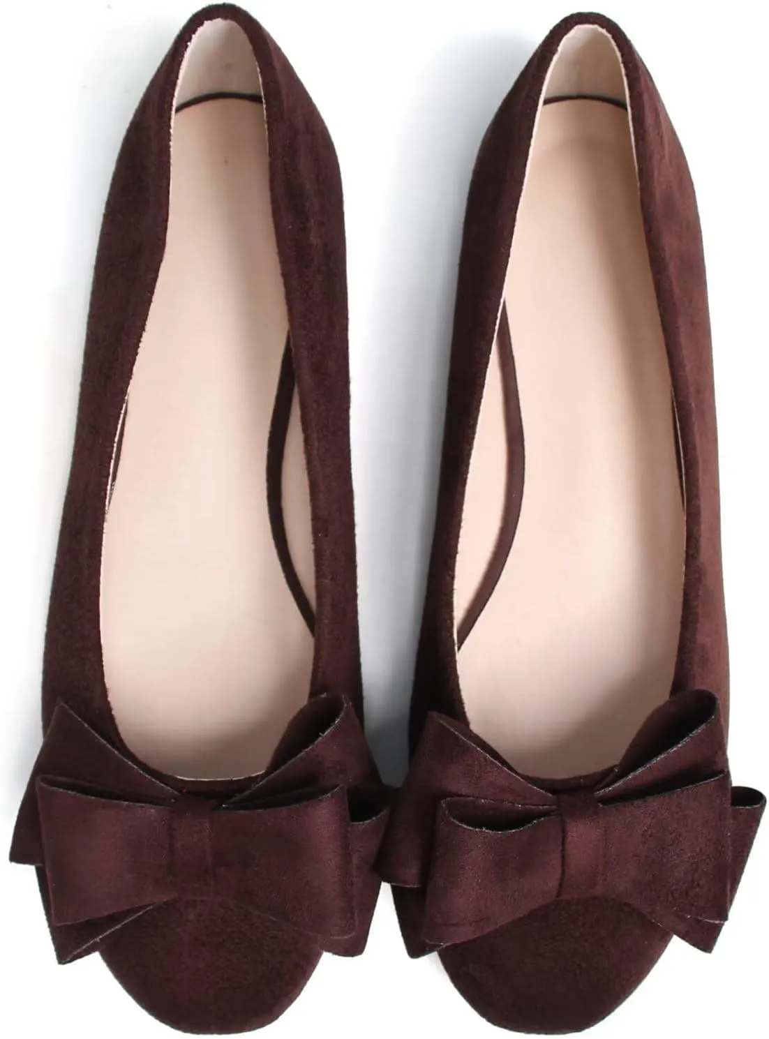 TN TANGNEST Women Fashion Bowknot Flats Comfort Pointed Toe Dress Shoes