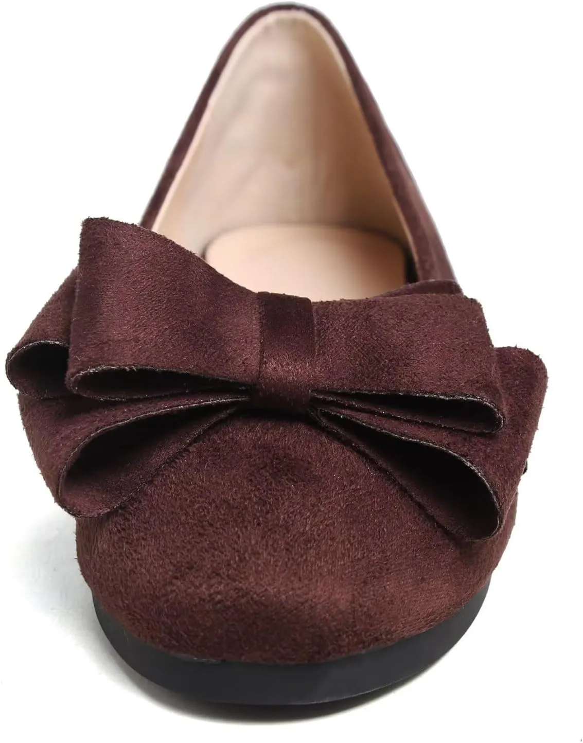 TN TANGNEST Women Fashion Bowknot Flats Comfort Pointed Toe Dress Shoes