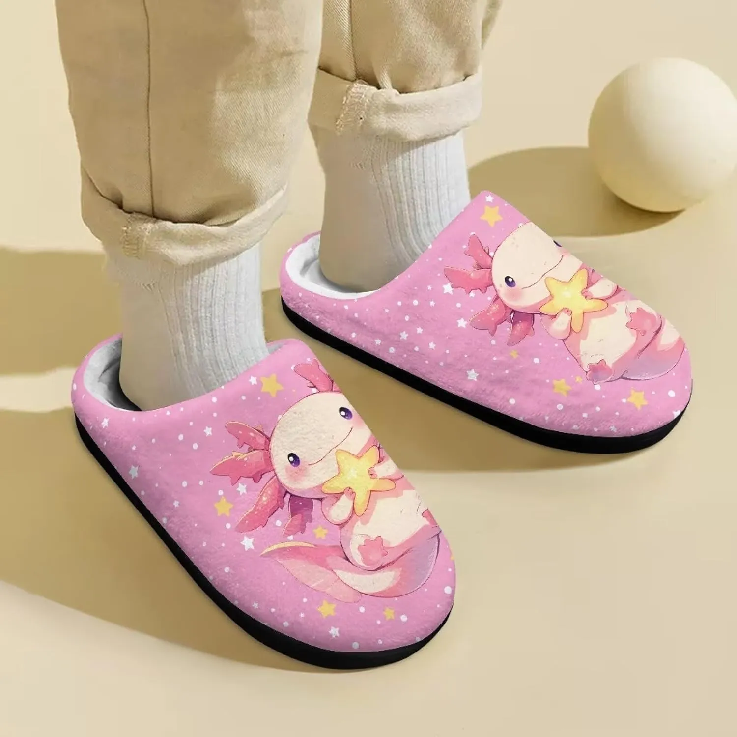 Toddler Slippers Kawaii Non-slip Kids Slippers Cute House Slippers for Kids Cozy House Slippers