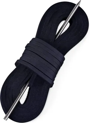 TOFL Leather Boat Shoe Lacing Kit | 45 inches | 1 Needle And 2 Strips [1 Pair]