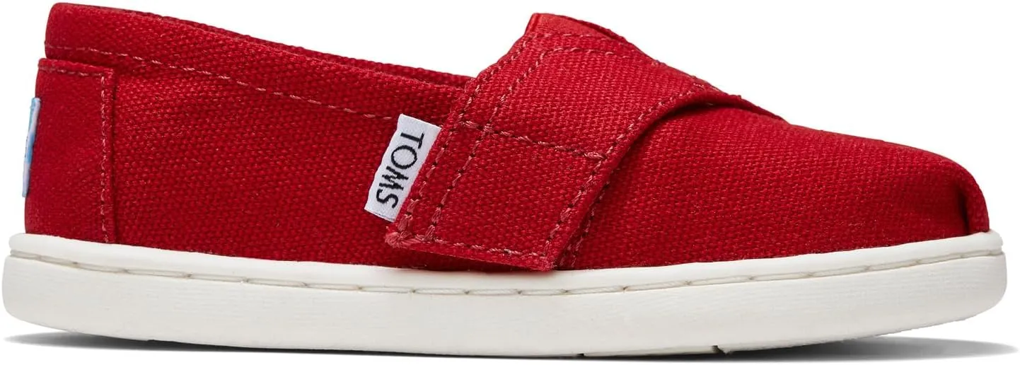 TOMS Toddler Girls Alpargata Slip On Sneakers Shoes