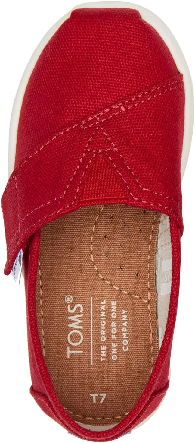 TOMS Toddler Girls Alpargata Slip On Sneakers Shoes